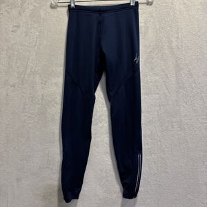 Mizuno Thermo Running Tight Ankle Zip Womens Small Legging Blue Base Layer Hike